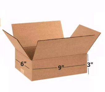Packing box Size: 9x6x3